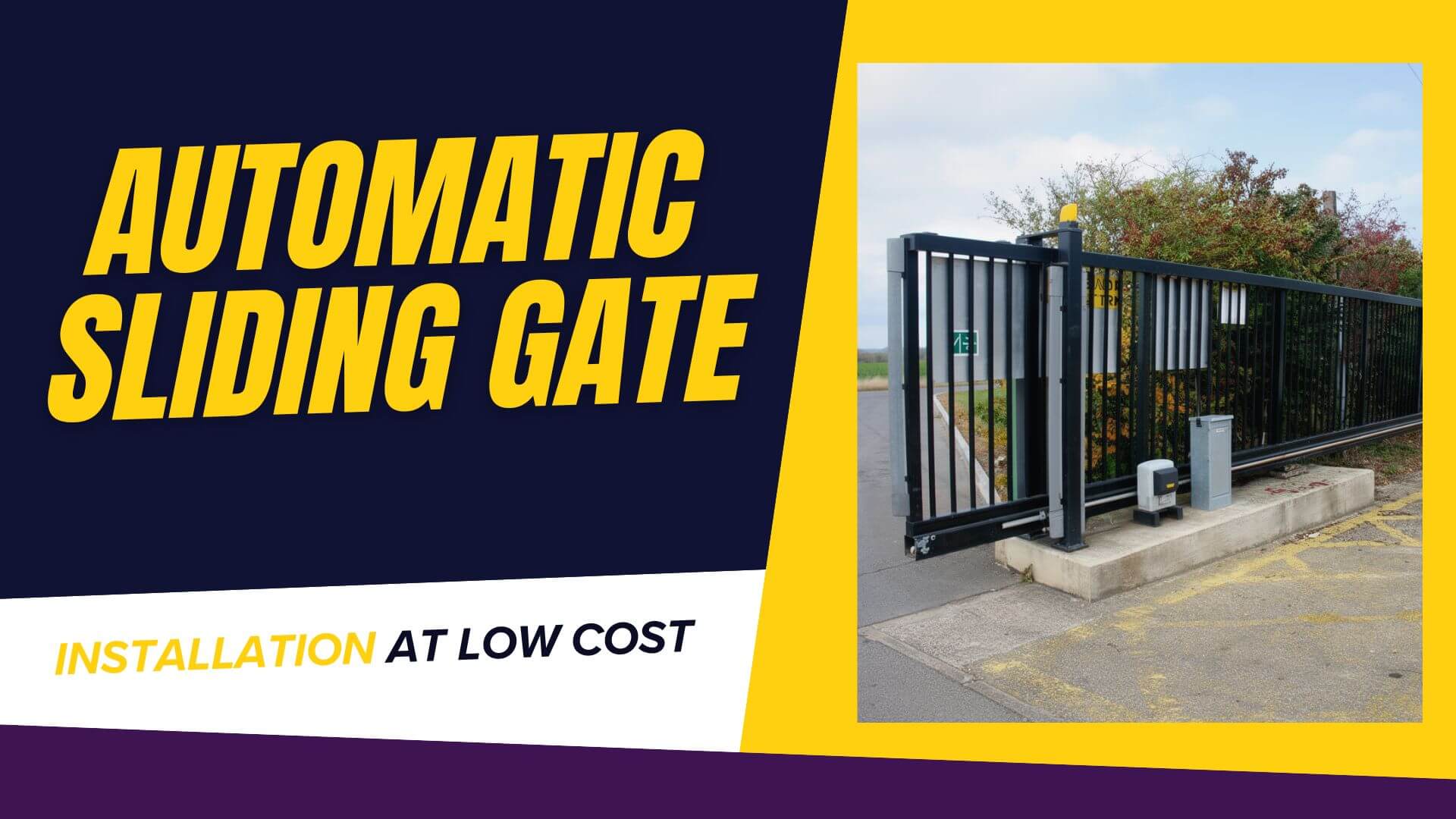 Best Automatic Sliding Gate Installation Services in Pakistan