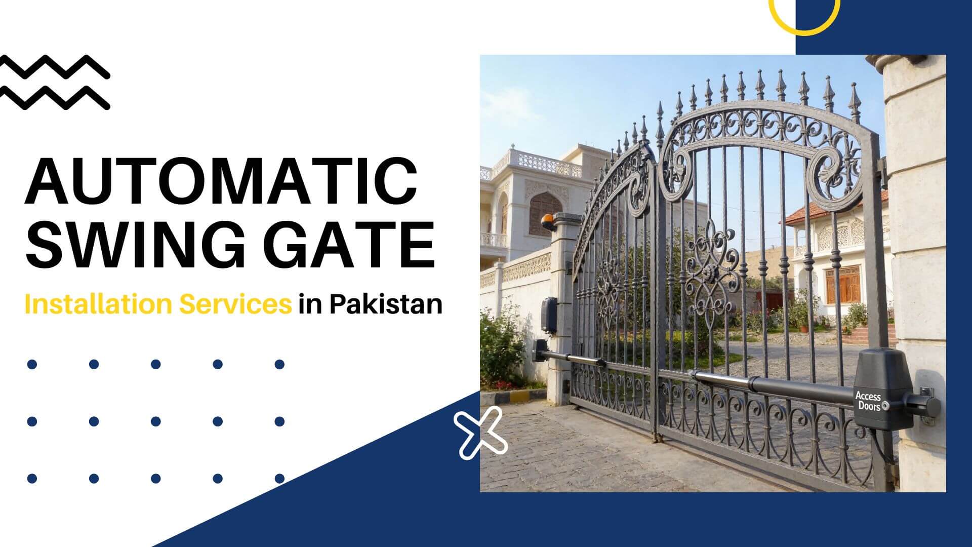 Best Automatic Swing Gate Installation Services in Pakistan