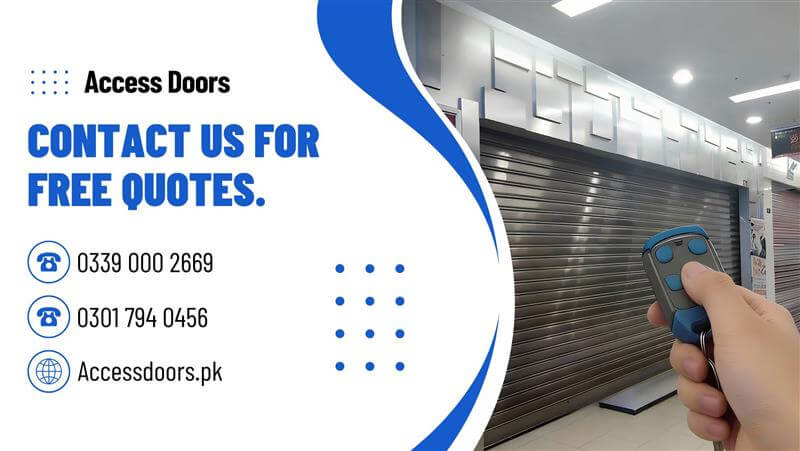 Best RollUp Shutter Installation Services for Shops in Pakistan - Contact Us